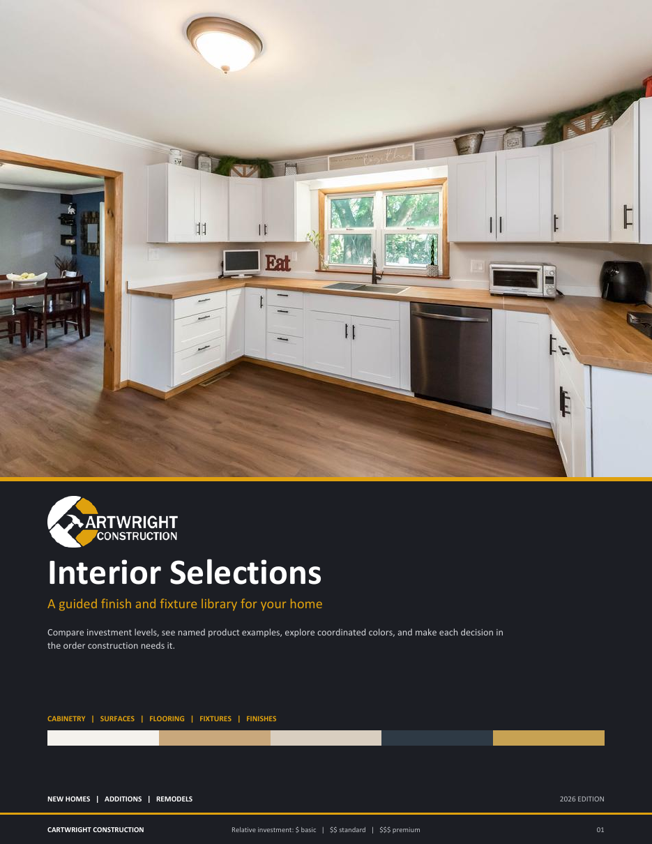 Cover of the Cartwright Interior Selections guide